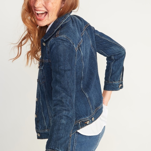 Dark blue jean jacket - Picture 3 of 7
